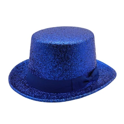 Sombrero de copa para hombre Sombreros Derby forrados de satén Vestido de fiesta Sombreros Negro Topper Sombrero Chri... Foto 1 de 4
