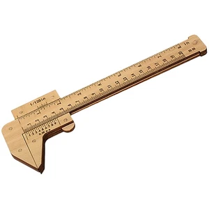 Vernier Juguetes de Medición Oficina Estudiante Regla de Dibujo Multifuncional Precisión - Imagen 1 de 12