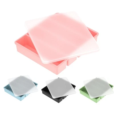 Bandejas de hielo largas para hacer cubitos de hielo de silicona molde largo para palo de hielo consistente con agua Foto 1 de 4