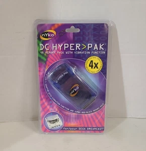 Nyko Sega Dreamcast Memory Card und Rumble DC Hyper Pak Rare Sealed  - Bild 1 von 3