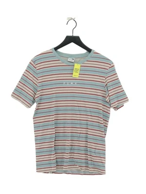 Puma Women's T-Shirt S Multi Striped 100% Cotton Short Sleeve Round Neck Basic - Image 1 of 4