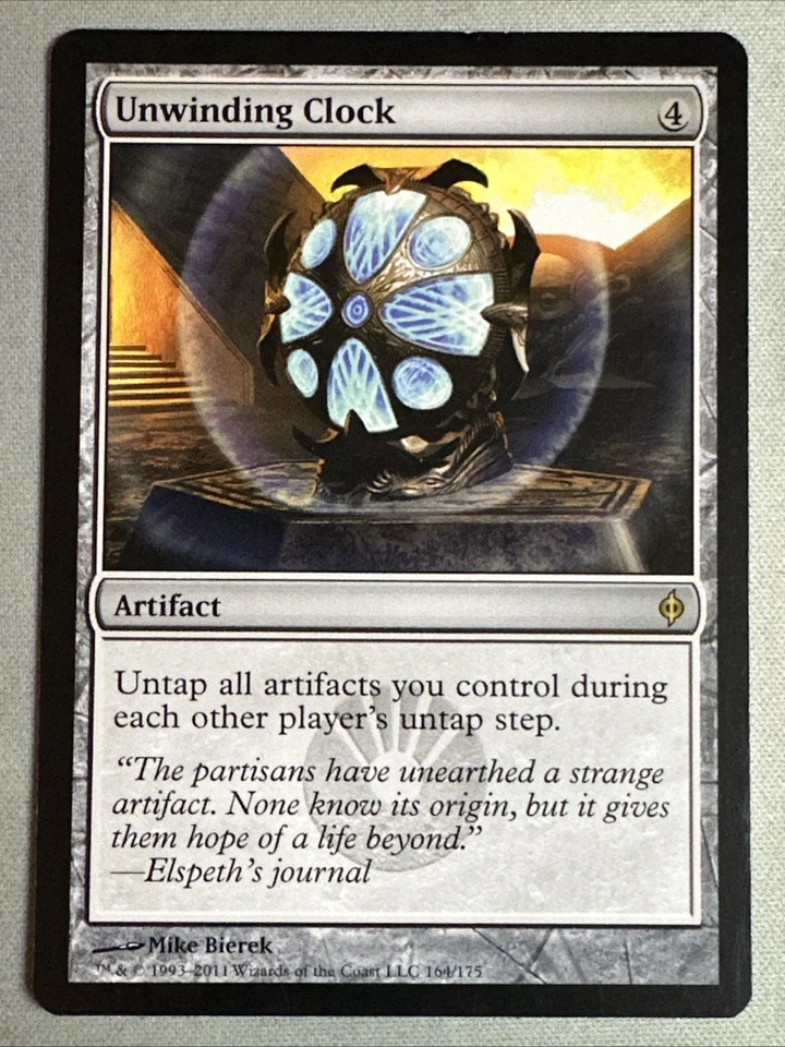 MTG / Unwinding Clock / NPH / #164 / Regular / Rare / NM - Image 1 of 2