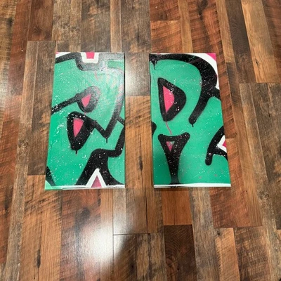 Arte de pared lienzo pintado a mano original 1 de 1 venta final Foto 1 de 2