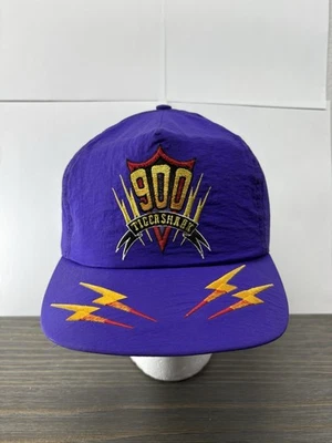 Винтажная рекламная фиолетовая бейсболка TigerShark 900 Jet Ski с подсветкой - Изображение 1 из 4