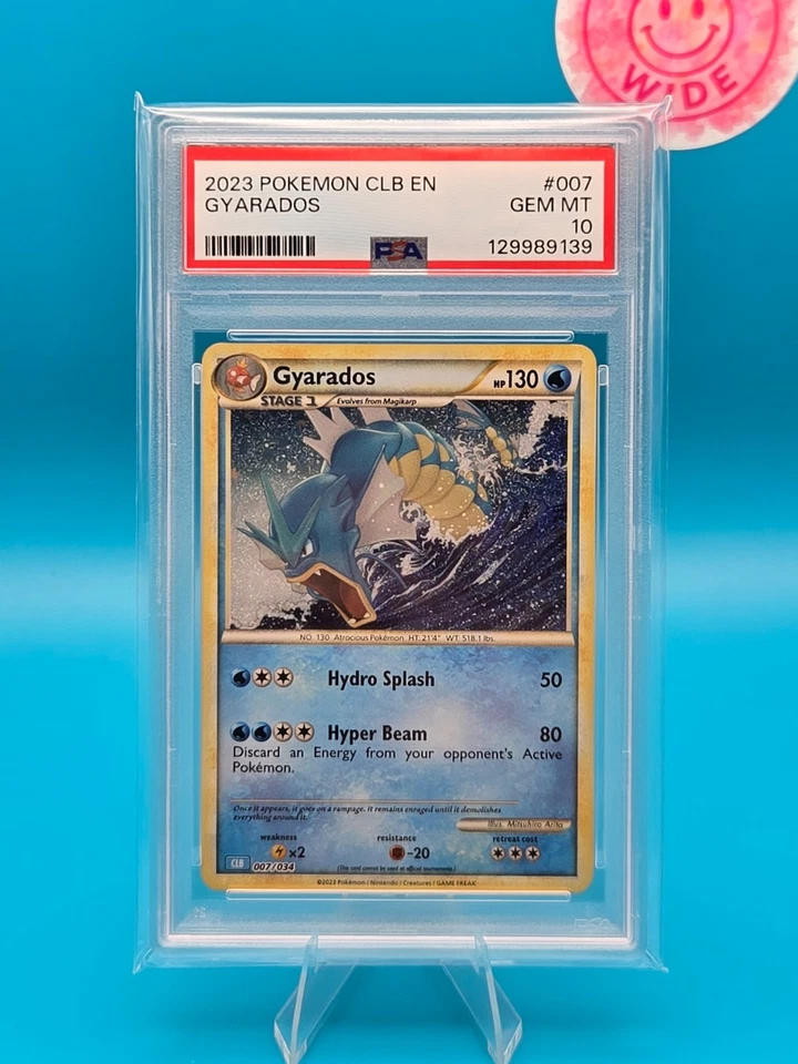 PSA 10 - 2023 POKEMON,  BLASTOISE & SUICUNE ex DECK 007 GYARADOS - Image 1 of 2