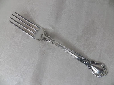 GORHAM CHANTILLY STERLING SILVER LUNCHEON FORK 7" PAT. MARK NO MONOGRAMS - Image 1 of 4