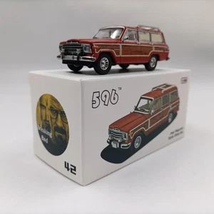 Limited Ed. 1:64 Red Jeep Wagoneer Diecast - Rare SUV Collectible Model - Picture 1 of 6