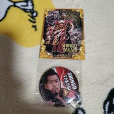 New Japan Pro Wrestling Card Shingo Takagi Can Badge Set