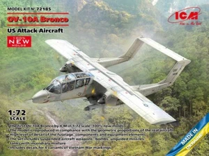 ICM 1/72 US OV10A Bronco Attack Aircraft Vietnam War  ICM72185 - Picture 1 of 1