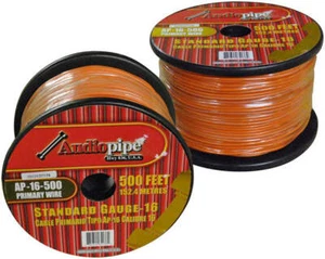 Audiopipe AP16500OR 16 Gauge 500Ft Primary Wire Orange - Picture 1 of 1