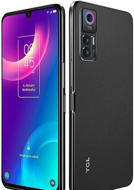 TCL 30+ 5G Black 64GB 6.7" LTE Unlocked  Android Smartphone - Image 1 of 1