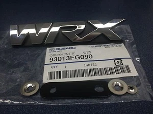 Subaru Impreza WRX 2011-2014 sedán parrilla emblema vagón "WRX" genuino fabricante original nuevo - Imagen 1 de 1