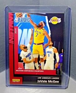 JaVale McGee 2019-2020 Panini NBA Instant Lakers #244 Basketball Card 1 of 340 - Picture 1 of 2
