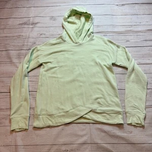 Athleta Girl Sweatshirt Hooded Green Youth Girls Size Large (12) - Picture 1 of 12