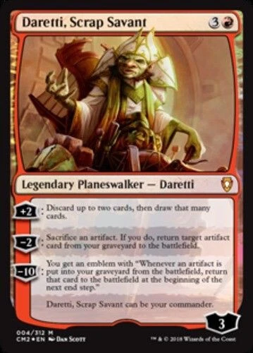 *FOIL* DARETTI SCRAP SAVANT Commander Anthology Volume 2 MTG NM Red - Mythic - Image 1 of 1