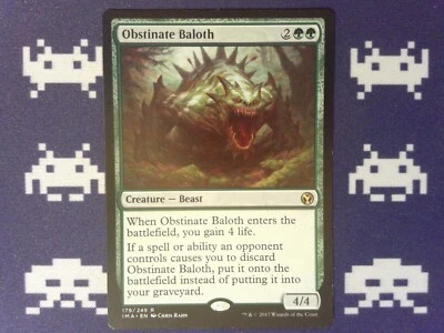 Obstinate Baloth	 Iconic Masters - Magic the Gathering Green - Image 1 of 2