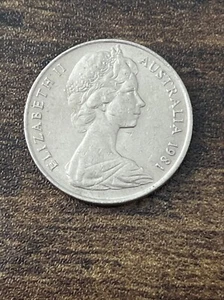1981 Australia 10 Cents Copper-Nickel Coin Lyrebird Queen Elizabeth II TK8203* - Picture 1 of 3