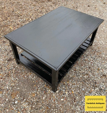 Black Pine Slat Coffee Table  (CT-115) Cover