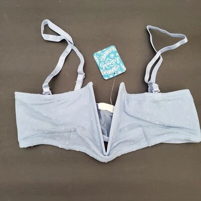 Sujetador Intimately Free People Sierra Bandeau The Rain Bralette Azul Pálido S Nuevo  Foto 1 de 4