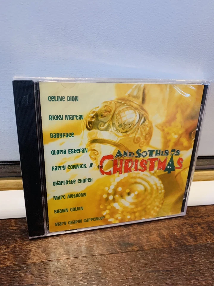 AND SO THIS IS CHRISTMAS CD 1999 Sony Celine Dion Ricky Martin Shawn Colvin