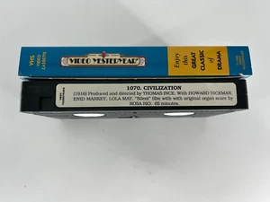 Civilization 1070 1916 VHS - Video Yesteryear - Director Thomas Ince - Picture 1 of 4