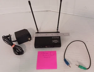 Azden WR22 Pro Wireless Microphone System 2 Channel Receiver For Parts READ - Picture 1 of 10