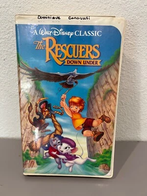 New  Walt Disney The Rescuers Down Under VHS 1991 Black Diamond Rare New Sealed - Image 1 of 4