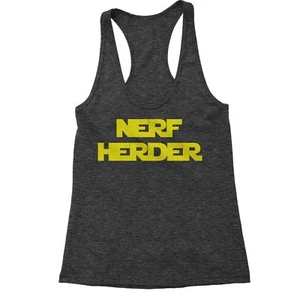 Solo Nerf Herder Quote Damen Racerback Tank - Bild 1 von 4