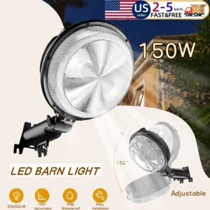 LED Barn Yard Street Outdoor Security Light Dusk to Dawn Waterproof Flood light - Picture 1 of 16