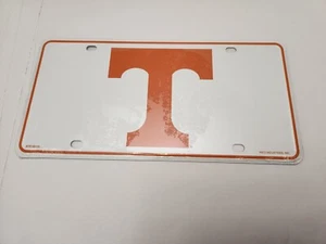 Tennessee Volunteers NCAA White Metal License Plate - Picture 1 of 1