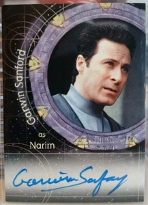 Stargate SG-1 Season 5 Garwin Sanford Autograph Card A22 as Narim 2003  - Picture 1 of 2