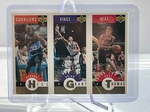 1996-97 Collector's Choice Upper Deck Mini-Cards Gold Tyrone Hill Brian Grant - Picture 1 of 2