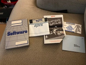 Super Cycle by Epyx for Commodore 64/128 - Picture 1 of 3
