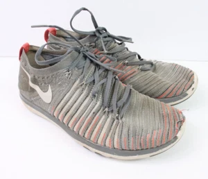 Zapatos de entrenamiento para mujer Nike Free Transform Flyknit gris rosa 833410-006 talla 7 - Imagen 1 de 9