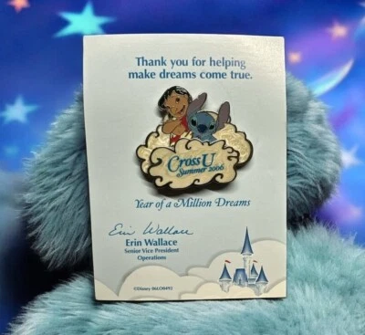 Walt Disney World - Cast Member - 2006 Summer Cross-U Pin (Lilo & Stitch) - Image 1 of 3