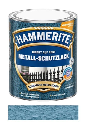 Hammerite Metallschutz-Lack Hammerschlag 250ml metallblau NEUWARE Art.Nr.5087612 - Bild 1 von 2