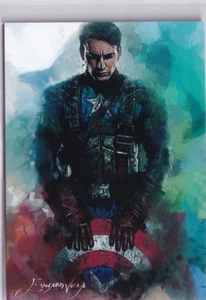 Captain America Artist Signed Giclee Print Card #15 9/50 2024 Chris Evans - Picture 1 of 2
