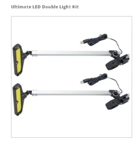 Ultimate LED Double Tent Light Kit for TradeShow, Camping, Outdoors - Picture 1 of 2