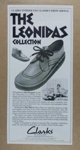 Clarks Shoes The Leonidas Collection 1975 anuncio estampado vintage - Imagen 1 de 1