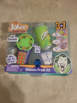 The Joker Prank Shop DC Ultimate Prank Kit 3 em 1 Novo em folha  - Imagem 1 de 4