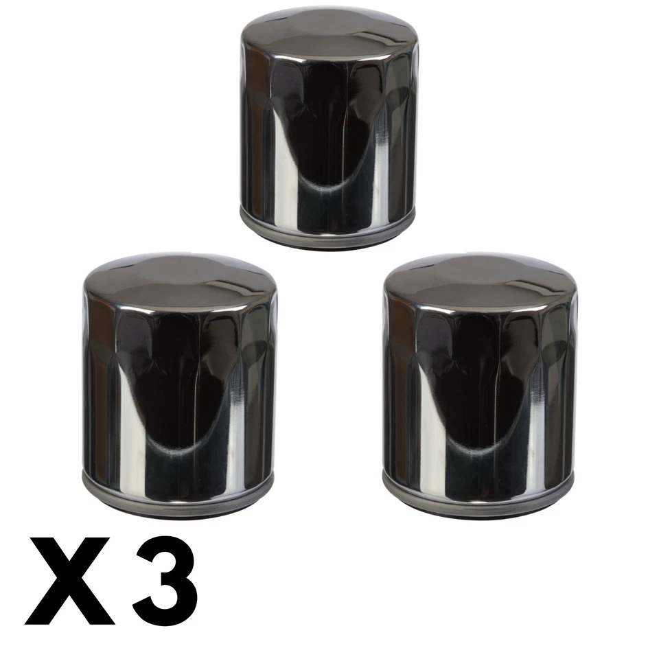 Paquete de 3 filtros de aceite blancos para Harley FXE 1340 Super Glide 1983-1984 Foto 1 de 1