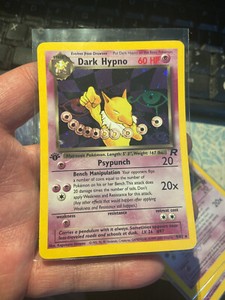 (Dark Hypno) (9/82) [Team Rocket] 1st Edition Holo Pokemon   Holo Near Mint