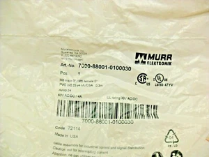 MURR CABLE part # 7000880010100080 in Sealed Bags Code 72114 - Picture 1 of 3