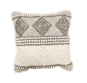 Handmade Pillow Cover Beautiful Boho Decor made from Soft Wool 749 - Picture 1 of 3
