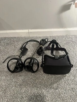 HTC VIVE Virtual Reality VR Headset with cables & Link box, Excellent condition - Image 1 of 4
