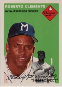 1994 Topps Archives 1954 #251 Roberto Clemente Brooklyn Dodgers Baseball Card - Picture 1 of 2