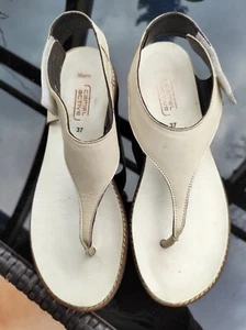 Camel active Leder Flop 37 Zehentreter Sandalen Sandaletten Knöchelriemen TOP - Bild 1 von 24