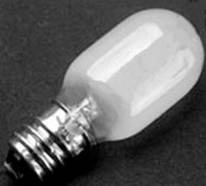 BULB,  15 WATT 7/16 SCREW IN FROSTED GLOBE #643F fits BERNETTE MO335,  - Picture 1 of 1