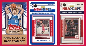 2025-26 Topps Chicago Bulls NBA Team Set + 2024 2023 Panini Hoops Coby White - Picture 1 of 1