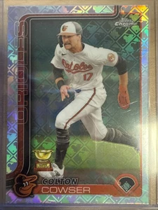 2025 Topps Chrome Colton Cowser Gold Cup Logofractor Parallel #44 - Picture 1 of 5